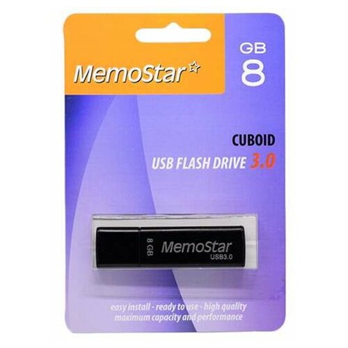 Memostar 8GB CUBOID 3.0 crna usb memorija Slike