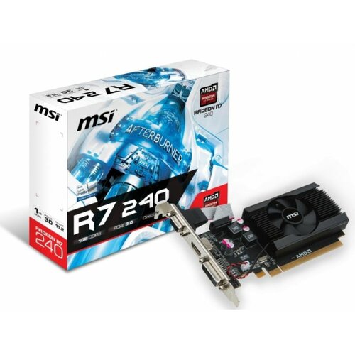 MSI AMD Radeon R7 240 1GB 64bit R7 240 1GD3 64b LP grafička kartica Slike