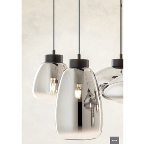  Redo 01-3197 - Visilica na sajli LUKE 3xE27/42W/230V, prečnik 46 cm, crna Slike