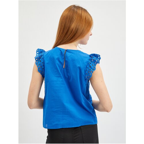 Orsay Blue Ladies Patterned Blouse - Women Cene