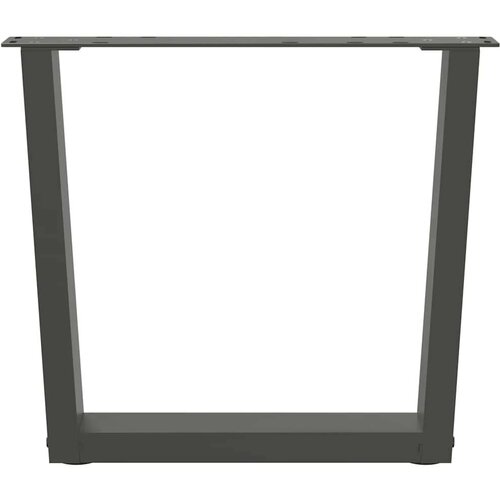  Noge blagovaonskog stola V-oblika 2 kom antracit 60x(42-43 3)cm Slike