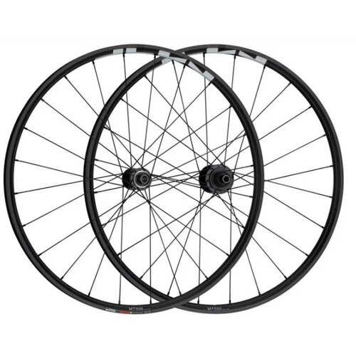 Shimano točkovi WHMT501B29F&amp;amp;R:24HFOR 12SF:15/R:12MM ethru clincher OLD:110/148MMBLACK w/std sticker w/rim tapefor cl discindpack EWHMT501FEREBD9X Slike