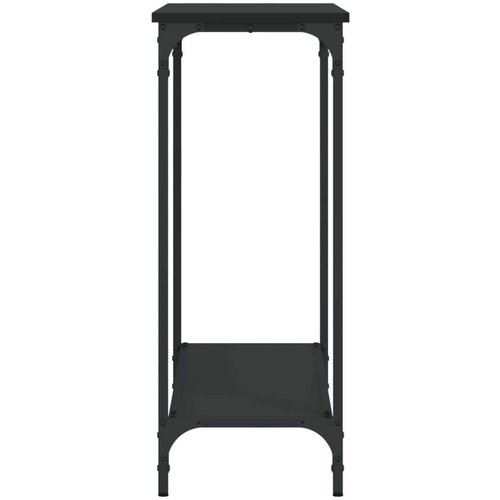  Konzolni stol crni 101 x 30 5 x 75 cm od konstruiranog drva Slike