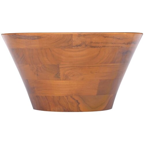 Maison Chic Umivalnik - Kopalna umivalnik - Lavabo iz trdne tikovine Φ40x20 cm, (21685003) Cene