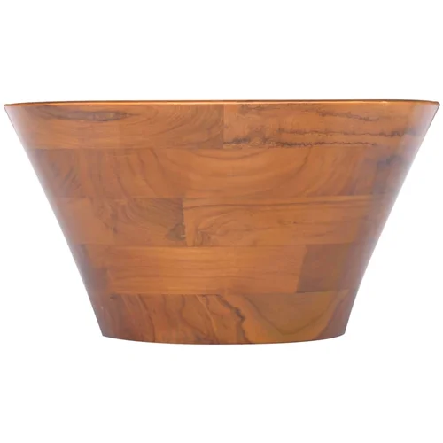 Maison Chic Umivalnik - Kopalna umivalnik - Lavabo iz trdne tikovine Φ40x20 cm, (21685003) Maison Chic Umivalnik - Kopalna umivalnik - Lavabo iz trdne tikovine Φ40x20 cm, (21685003)