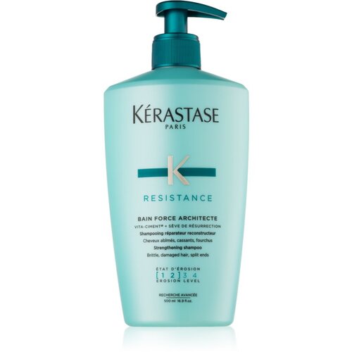 Kérastase Résistance Bain Force Architecte šampon za jačanje oslabljene i blago oštećene kose 500 ml Cijene