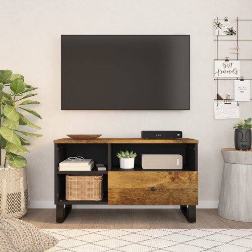 vidaXL TV omarica 80x33x46 cm trden mangov les in inženirski les Cene