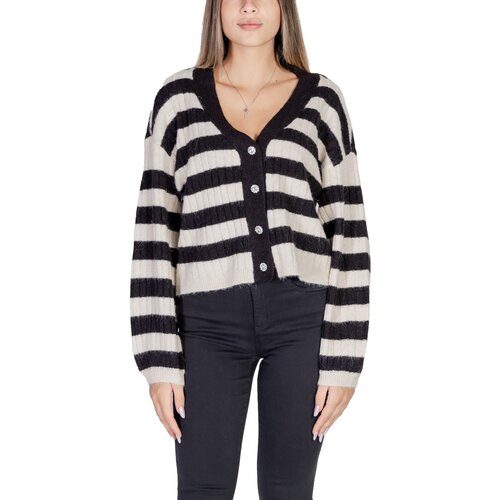 Vero_Moda Telovniki &amp;amp; Jope VMELYA LS V-NECK CARDIGAN GA BOO REP 10310898 Bež Slike
