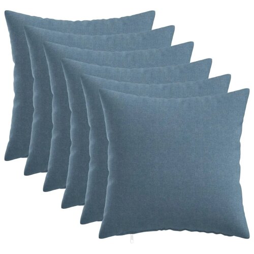  Presvlaka za jastuk 6 kom. HEERLEN Traper plava 40 x 40 cm - Traper plava 40 x 40 cm 6 Cijene
