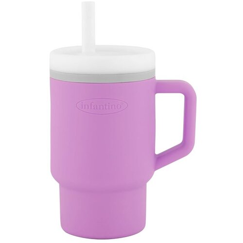 Infantino silikonska ča&amp;scaron;a 3m+,266ml Lila Slike