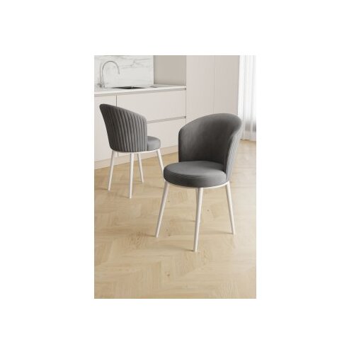 Hanah home set stolica, 4 dijela, siva Cene