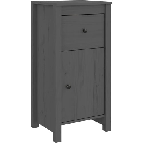 Maison Chic Komoda - Predalnik siva 40x35x80 cm trdna borovina, (21715991) Slike
