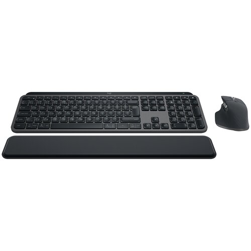 Logitech MX Keys S Combo Graphite Wireless Desktop US tastatura + miš Slike