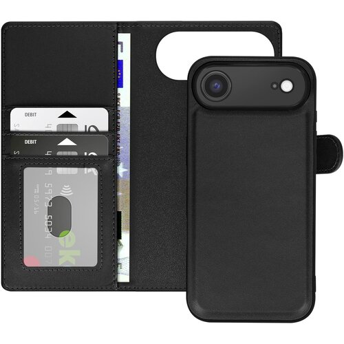 Oem Mayaxess, Denarnica 2 v 1 za iPhone Air z odstranljivim ovitkom, Črna, (5000208773) Cene
