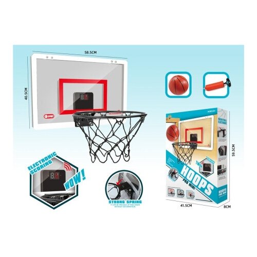  Zidna tabla - ko&amp;scaron; sa brojačem 60x8x41.5 cm Crvena ( MKP942652 ) Slike