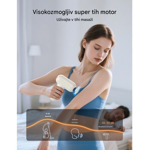 Taotronics Masažna mini pi&amp;scaron;tola bela Slike