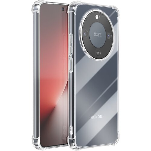 Oem Mayaxess, Silikonski ovitek za Honor Magic 8 Lite &amp;ndash; ojačani protiudarni vogali, Prozorna, (5000275231) Slike