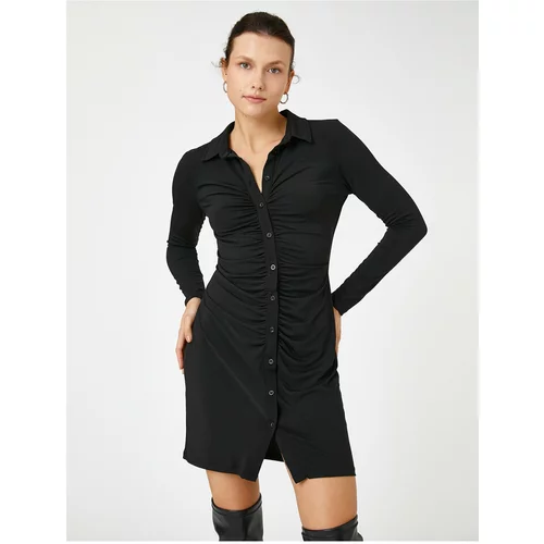 Koton Dress - Black - Shirt dress