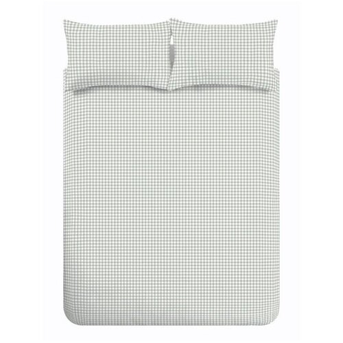 Catherine Lansfield Zelena 3-dijelna posteljina za bračni krevet/za produženi krevet 230x220 cm Bamford Gingham Check – Cene
