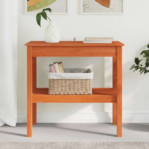  Konzolna stolica Vosak Smeđa 80 x 40 x 75 cm Masivna borovina - Vosak smeđa 80 cm Cijene