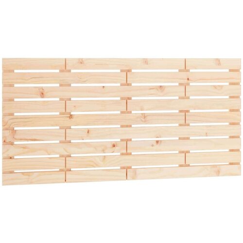  Stensko posteljno vzglavje 141x3x63 cm trdna borovina Slike