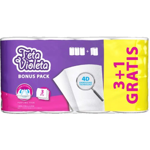 Violeta Ubrus 3sloja 3+1gratis Cene