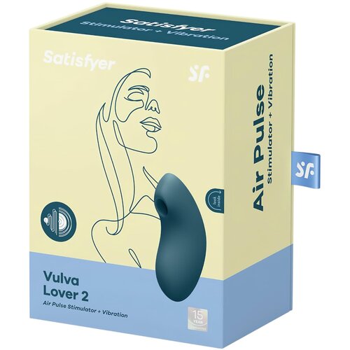 Satisfyer Vibrator Vulva Lover 2, moder Slike