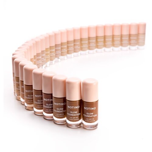Notino Foundation Glow foundation with SPF 50 &amp;amp; plant extracts posvetlitvena podlaga SPF 50 01 Medium Warm 30 ml Slike