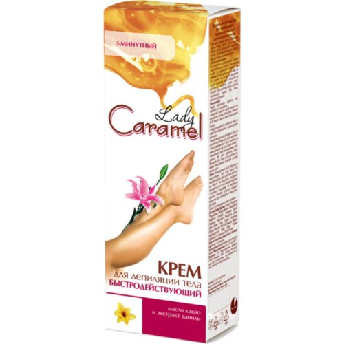 Krema za depilaciju Lady Caramel Fast Acting &amp;ndash; 100 ml Slike