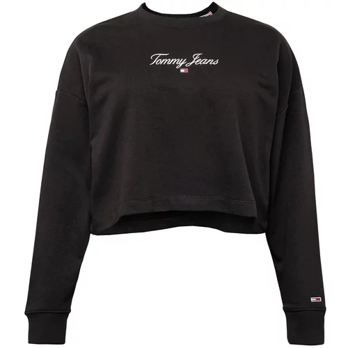 Tommy Jeans Curve Sweater majica 'Essential' mornarsko plava / crvena / crna / bijela
