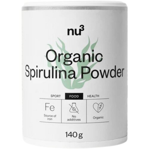 Nu3 Bio Spirulina Powder - 140 g Slike