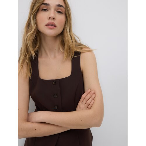 Reserved LADIES` VEST - tamnosmeđe Cene