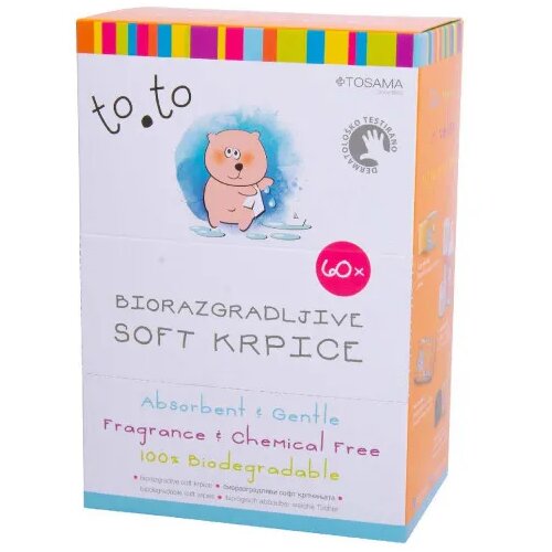 TOSAMA To.To biorazgradive soft krpice 60 kom Cijene