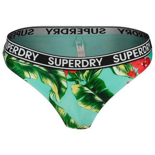 Superdry Kopalke ločene Bas de bikini Vintage Surf Logo Zelena Cene