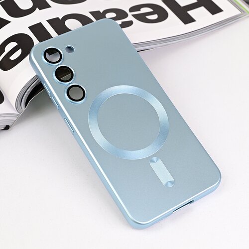 Torbica Magsafe Chrome za Samsung S911B Galaxy S23 5G plava Slike