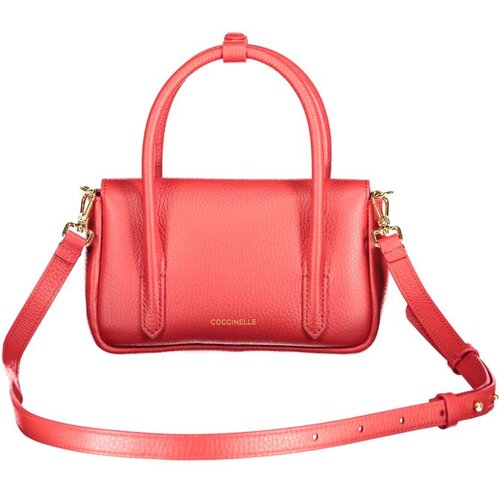 Coccinelle C-Me Lock Mini ženska kožna torbica 19x11x7 cm crvena Slike