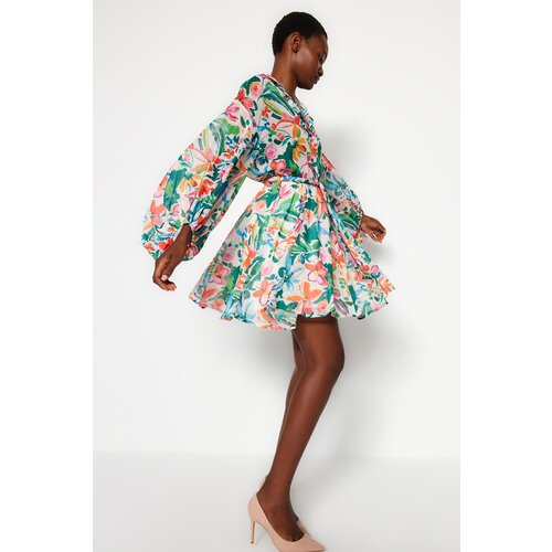 Trendyol Multicolored Woven Woven Dress Slike
