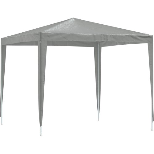 vidaXL &Scaron;ator za svadbe - &scaron;ator za zabave 250 x 250 x 240 cm Svjetlosiva PE i čelik - Svjetlosiva 2 5 x 2 5 m Cijene