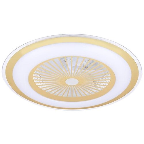  LED prigušiva plafonska lampa sa ventilatorom ZEPHYR LED/48W/230V zlatna + daljinski upravljač Cene