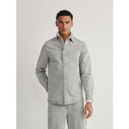 Reserved Men`s shirt - svetlo siva Cene