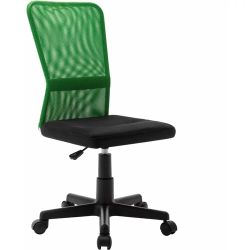 vidaXL uredska stolica crno-zelena 44x52x100 cm od mrežaste tkanine