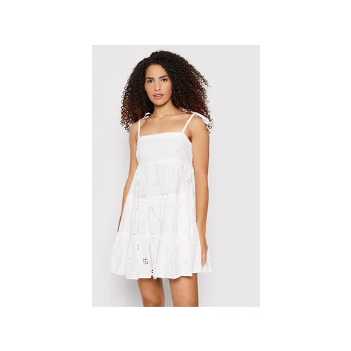 Seafolly Poletna obleka Embroidery Tier 54657-DR Bela Regular Fit