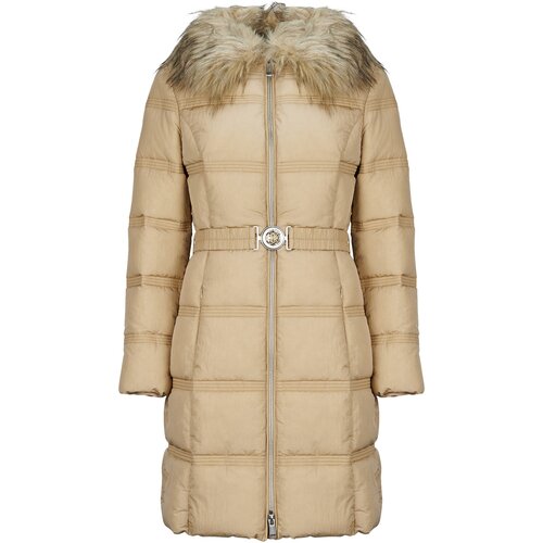 Guess NEW MARISOL LONG BELTED JACKET Bež Cijene