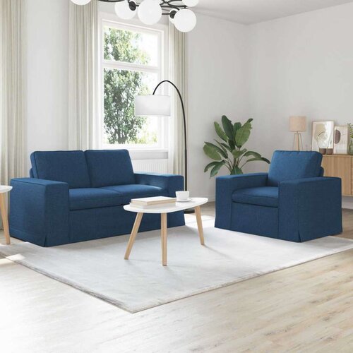 SOFA 2 pcs Plava Metal Cene