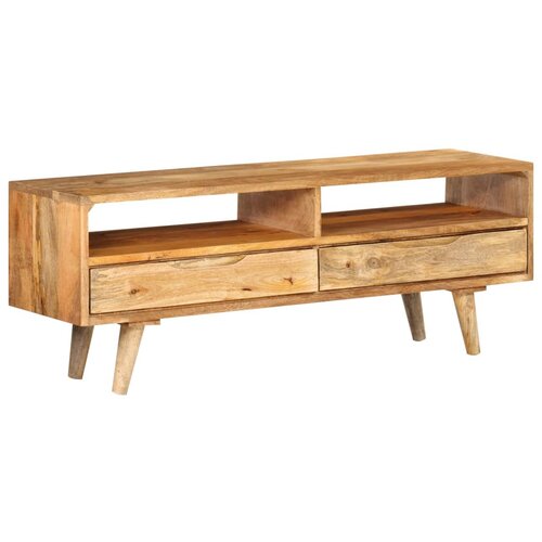 VidaXL TV omarica 140x30x41 cm trden mangov les Slike