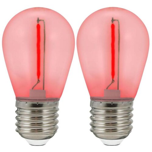  Komplet 2x LED sijalice PARTY E27/0,3W/36V, crvena Cene