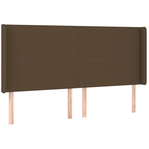  Krevet s oprugama i madracem tamnosmeđi 200x200 cm od tkanine Slike