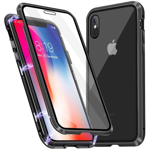 INF Etui za iPhone X/XS z za&amp;scaron;čito zaslona črne barve, (21257363) Slike