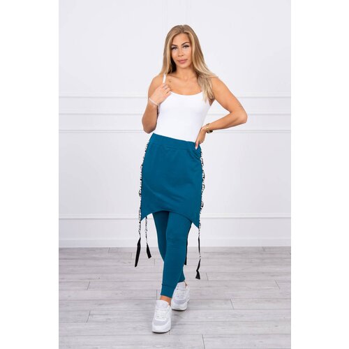 Kesi Pants/suit with navy selfie inscription Slike