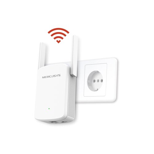 Mercusys ME30 AC1200 Wi-Fi Range Extender, 300 Mbps at 2.4 GHz + 867 Mbps at 5 GHz, 1 x 10/100 LAN, 2&amp;times; Fixed External Antennas, Slike